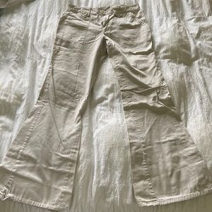 Vintage 2000’s low rise ellemeno flare khaki pants